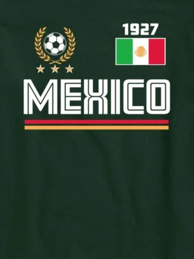 Kids Mexico Soccer Jersey Graphic T-Shirt