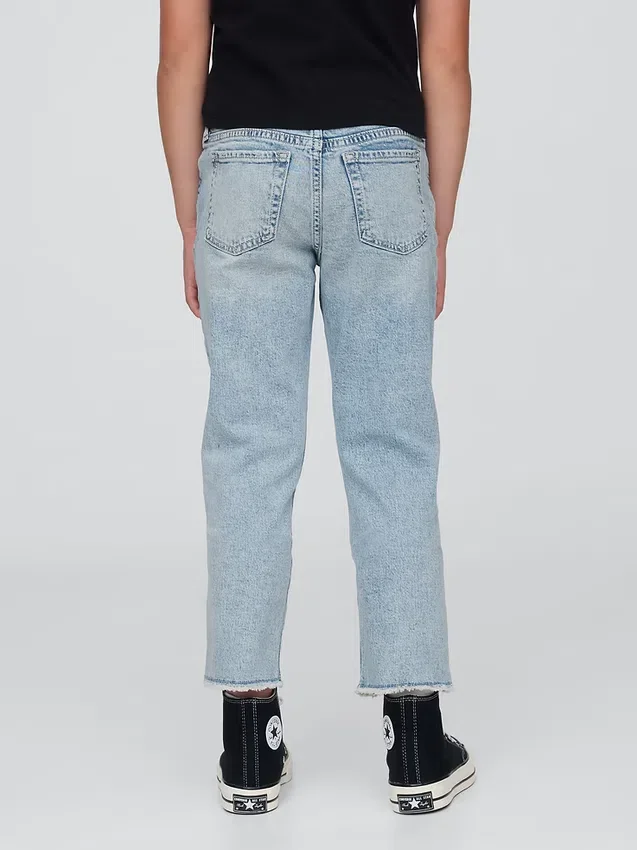 Kids Mid Rise Girlfriend Jeans