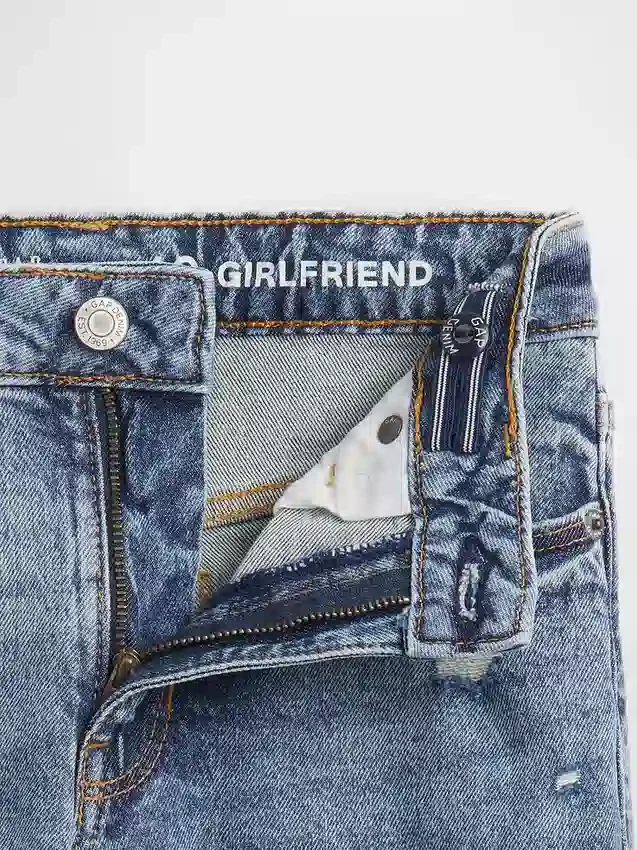 Kids Mid Rise Girlfriend Jeans