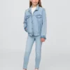 Kids Mid Rise Pull-On Jeggings