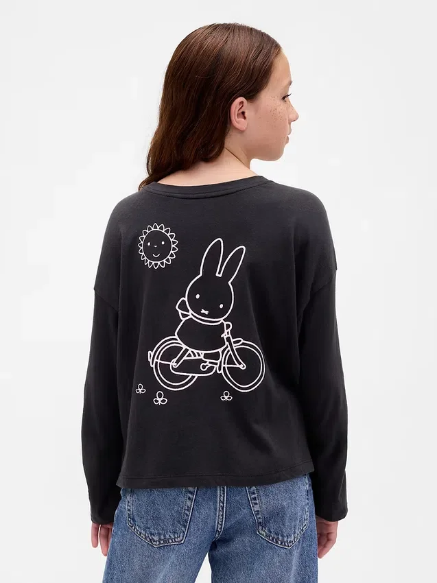 Kids Miffy Oversized Graphic T-Shirt