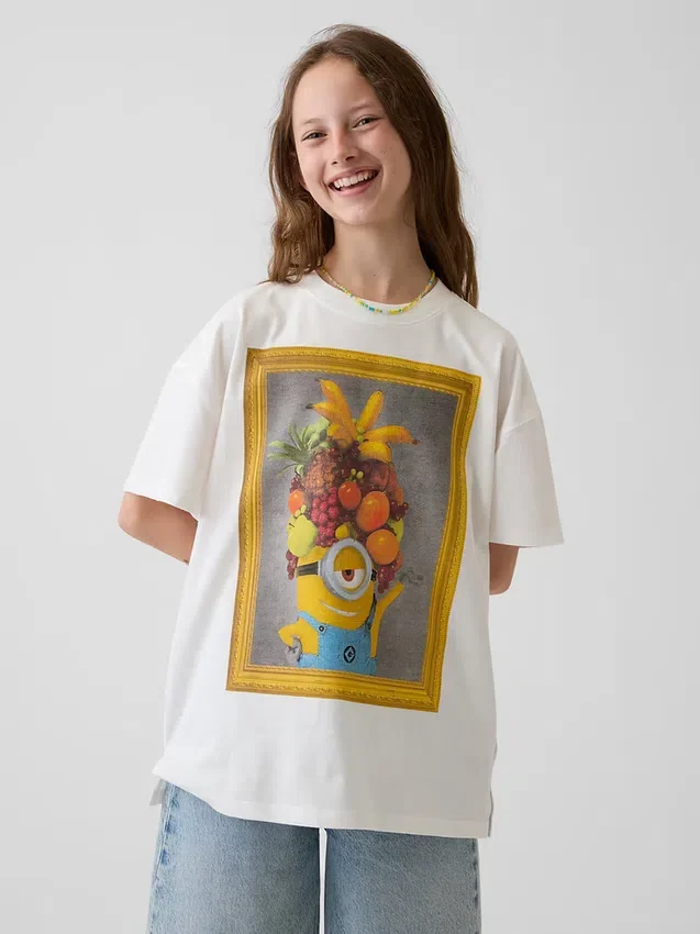 Kids Minions Oversized Tunic T-Shirt