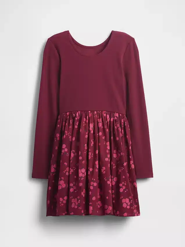 Kids Mixed Media Dress