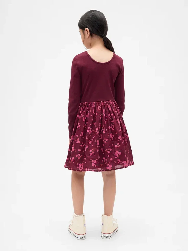 Kids Mixed Media Dress