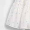 Kids Mixed Media Tiered Tank Dress