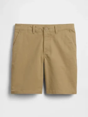 Kids Modern Uniform Khaki Shorts