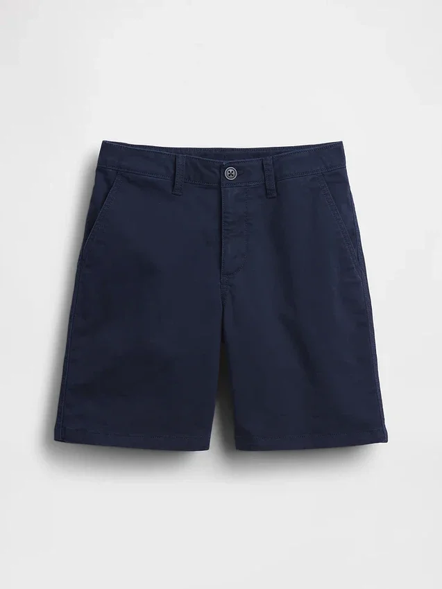 Kids Modern Uniform Khaki Shorts