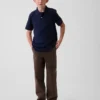 Kids Modern Uniform Loose Khakis