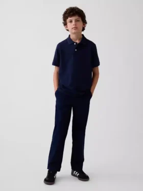 Kids Modern Uniform Loose Khakis