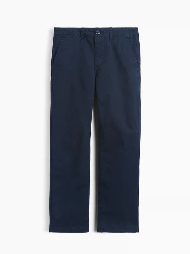 Kids Modern Uniform Loose Khakis