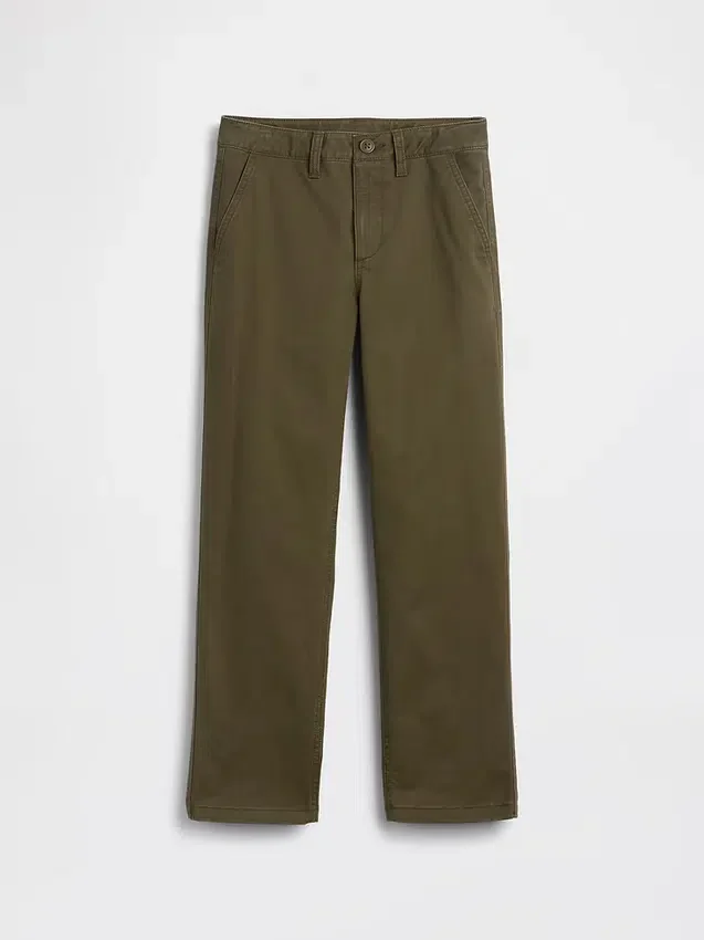 Kids Modern Uniform Loose Khakis
