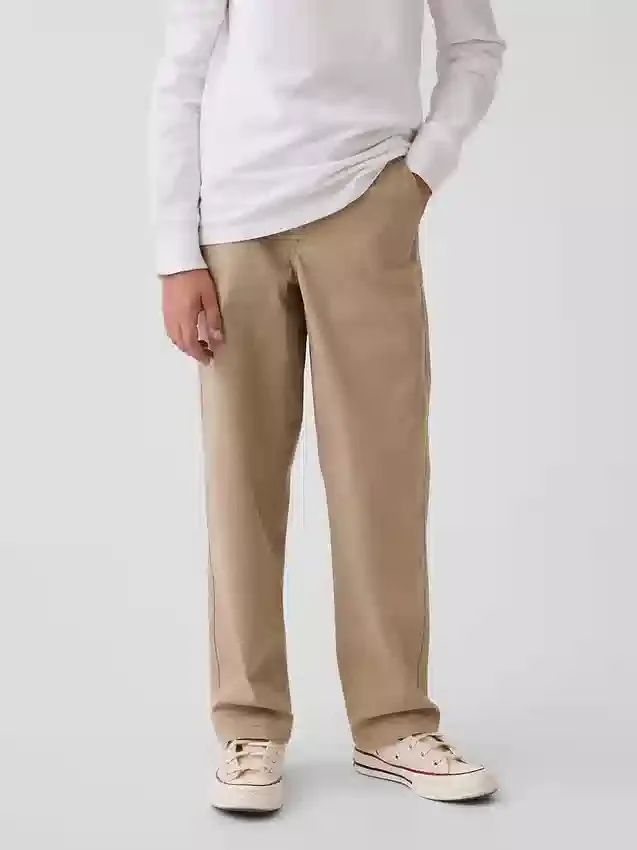 Kids Modern Uniform Loose Khakis