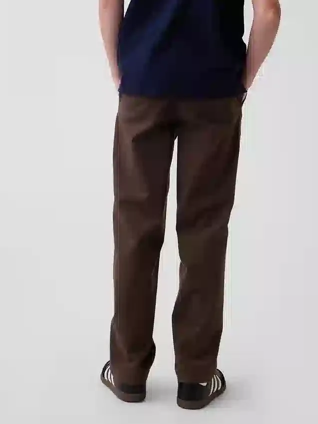 Kids Modern Uniform Loose Khakis