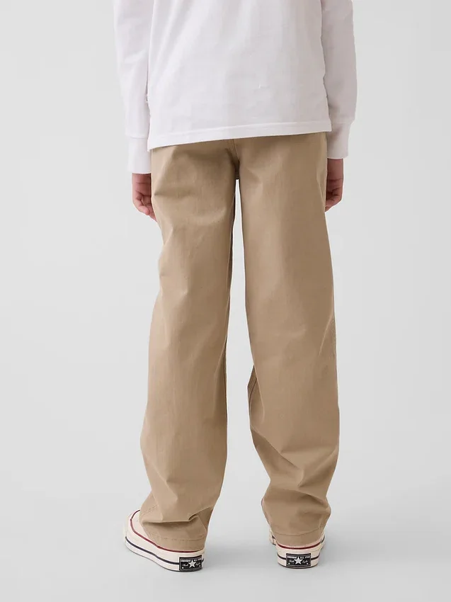 Kids Modern Uniform Loose Khakis