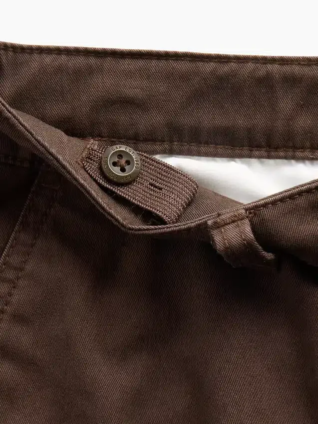 Kids Modern Uniform Loose Khakis