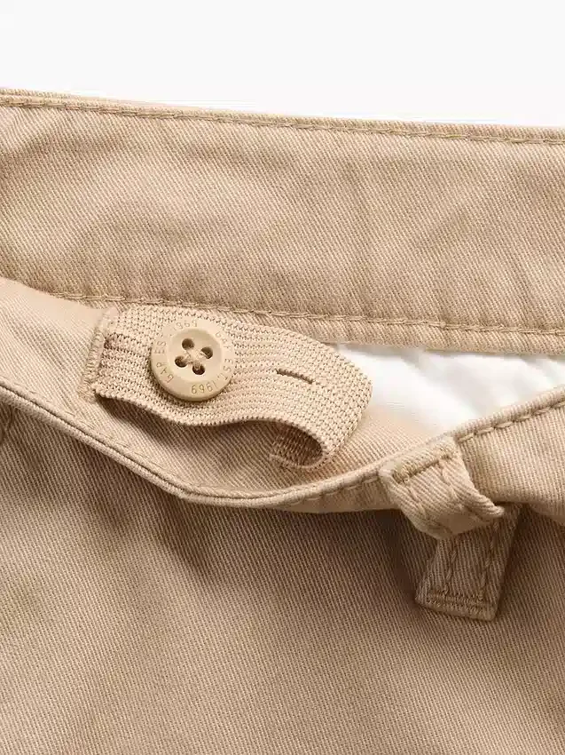 Kids Modern Uniform Loose Khakis