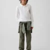 Kids Modern Uniform Relaxed Straight Khakis