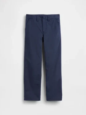 Kids Modern Uniform Relaxed Straight Khakis