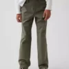 Kids Modern Uniform Relaxed Straight Khakis