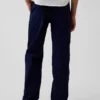 Kids Modern Uniform Relaxed Straight Khakis