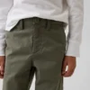 Kids Modern Uniform Relaxed Straight Khakis
