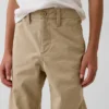 Kids Modern Uniform Relaxed Straight Khakis