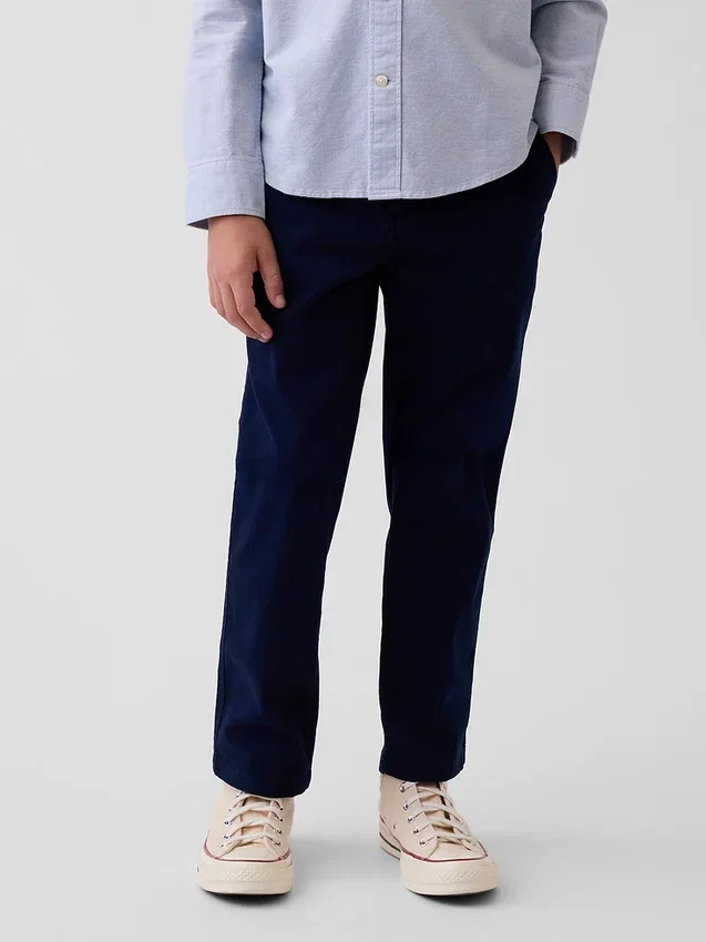 Kids Modern Uniform Slim Khakis
