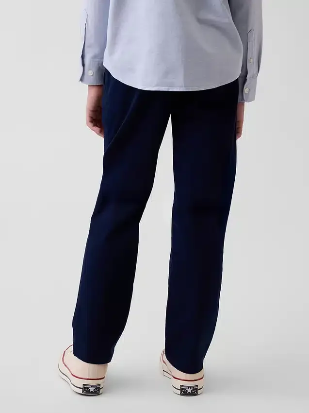 Kids Modern Uniform Slim Khakis