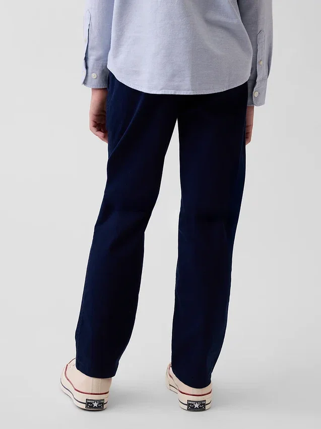Kids Modern Uniform Slim Khakis