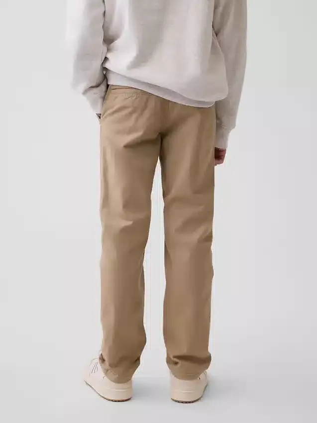 Kids Modern Uniform Slim Khakis