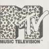 Kids Mtv Leopard Logo Graphic T-Shirt