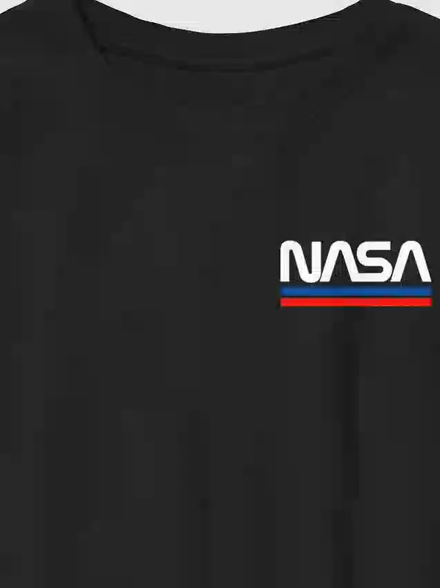 Kids Nasa Embroidered Logo Graphic Tee