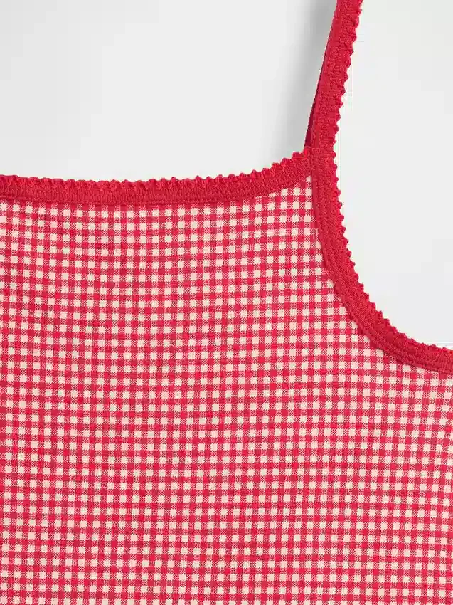 Kids Organic Brushed Cotton Pj Cami Short Set