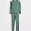 Kids Organic Brushed Cotton Pj Set