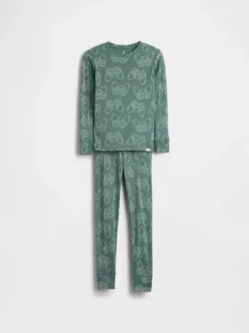 Kids Organic Brushed Cotton Pj Set