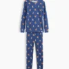Kids Organic Brushed Cotton Pj Set