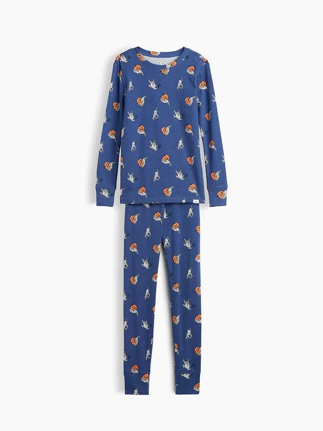 Kids Organic Brushed Cotton Pj Set
