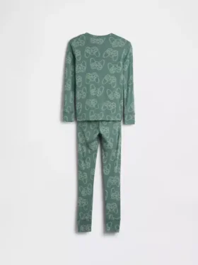 Kids Organic Brushed Cotton Pj Set