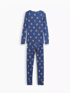 Kids Organic Brushed Cotton Pj Set