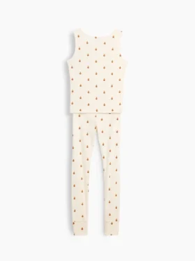 Kids Organic Brushed Cotton Tank & Leggings Pj Set