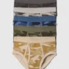Kids Organic Cotton Camo Briefs (5-Pack)