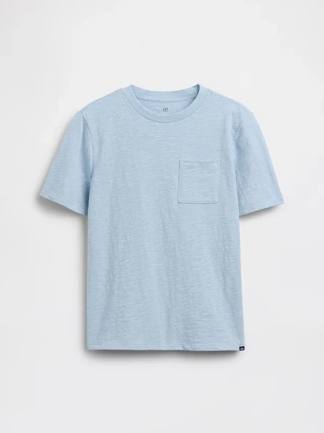 Kids Organic Cotton Pocket T-Shirt