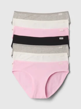 Kids Organic Stretch Cotton Bikini Briefs (7-Pack)