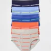 Kids Organic Stretch Cotton Briefs (5-Pack)