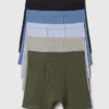 Kids Organic Stretch Cotton Solid Boxer Briefs (5-Pack)