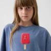 Kids Oversized Boxy Graphic T-Shirt