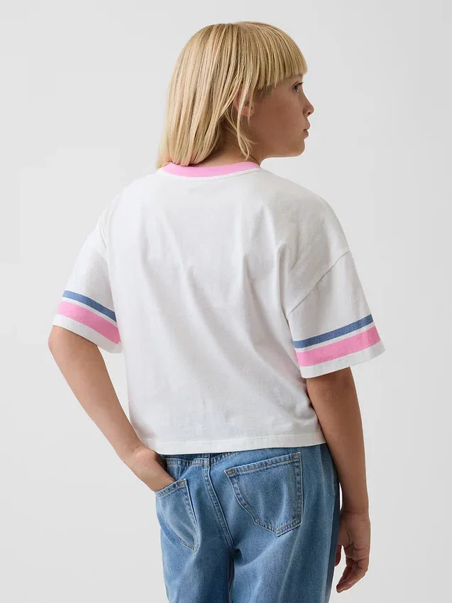 Kids Oversized Boxy Graphic T-Shirt