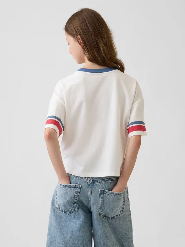 Kids Oversized Boxy Graphic T-Shirt