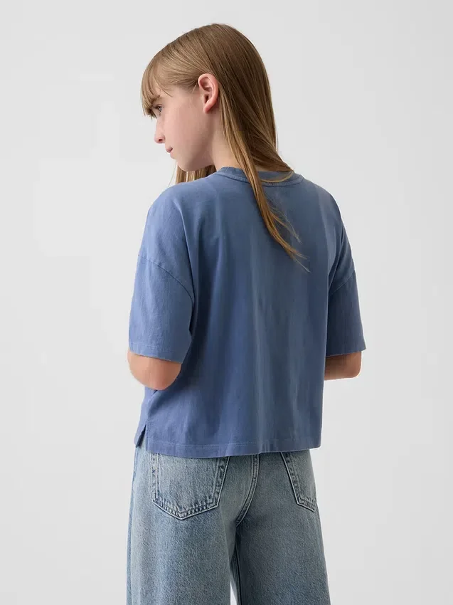 Kids Oversized Boxy Graphic T-Shirt