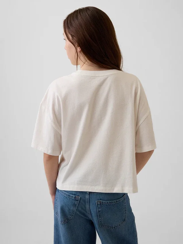 Kids Oversized Graphic Logo T-Shirt